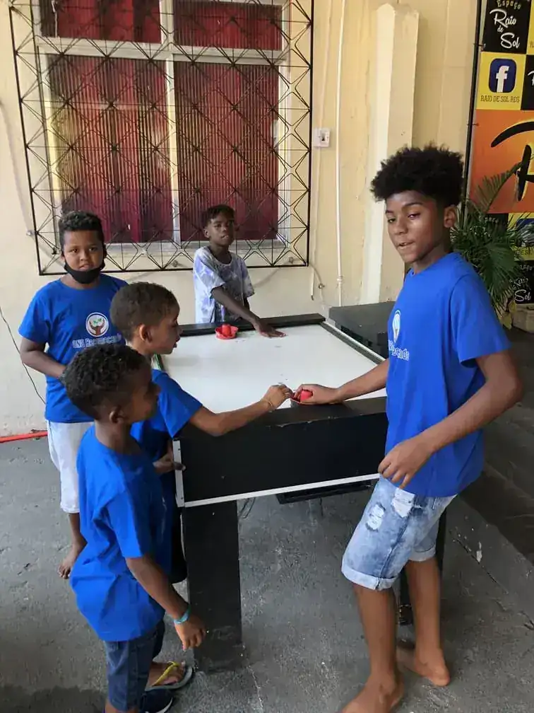 Atividade da ONG Recomeçando em Rocha Miranda